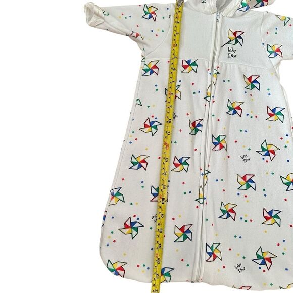 Vintage Baby Dior Terry One-Piece White 3-6 months - Picture 8 of 11